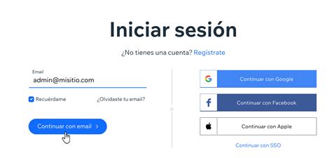 wix iniciar sesion|Iniciar sesión en tu cuenta de Wix 